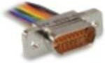 MDM15PH019B, Conn Micro-D PIN 15 POS 0.64mm Crimp ST Cable Mount 15 Terminal 1 Port MDM15PH019B, Conn Micro-D PIN 15 POS 0.64mm Crimp ST Cable Mount 15 Terminal 1 Port