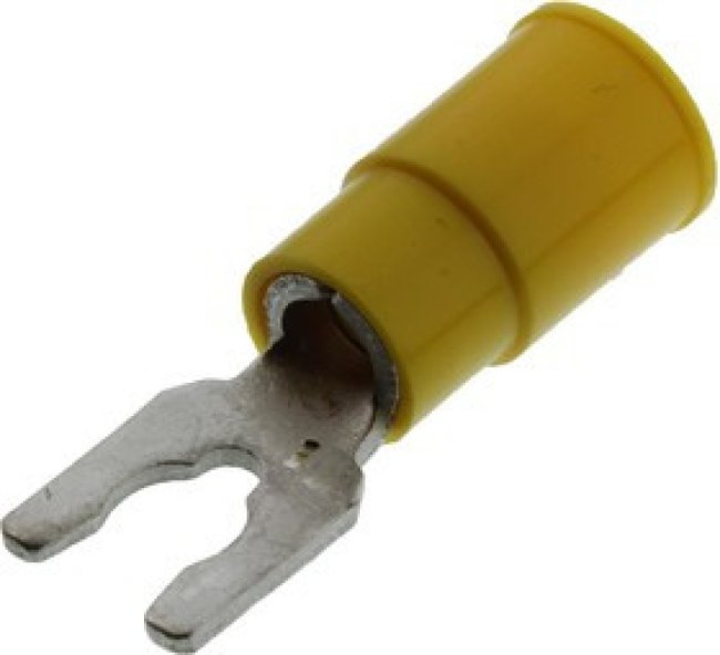 19099-0048, Клемма типа вилка / ножевая, InsulKrimp 19099, 12AWG до 10AWG, 6 мм², M4, #8 19099-0048, Клемма типа вилка / ножевая, InsulKrimp 19099, 12AWG до 10AWG, 6 мм², M4, #8