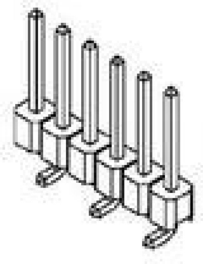0878980426, Conn Unshrouded Header HDR 4 POS 2.54mm Solder ST Top Entry SMD C-Grid/SL Tube