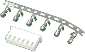 CHU-6 (DS1069-6 F), Розетка кабельная с контактами 2.50мм