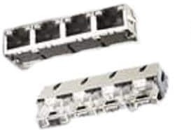 RJSSE538002, Modular Connectors / Ethernet Connectors SMT RJ45 MOD JACK