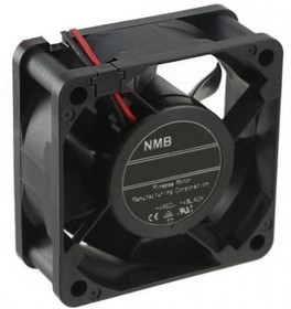 06025SA-12T-EA-D0, DC Fans Tubeaxial Fan, 60x60x25mm, 12VDC, 37.7CFM, Flange Mount, Ball, Lead Wires