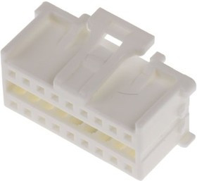 MX-51353-1800, 2.0 WtB Dual Conn Dip Rec Hsg 18Ckt