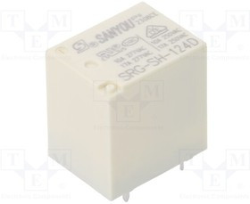 SRG-SH-124D, Реле: электромагнитное; SPDT; Uобмотки: 24ВDC; Iконтакт.макс: 20А