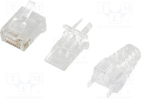 SS-39100-008, Вилка, RJ45, PIN: 8, Конф: 8p8c, на провод, IDC, обжим