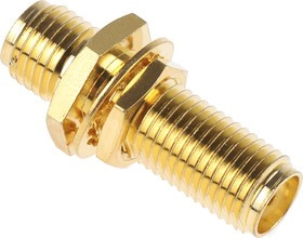J01154A0041, Straight 50 RF Adapter SMA Socket to SMA Socket 18GHz