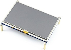 5inch HDMI LCD, HDMI дисплей 800×480px с резистивной сенсорной панелью для Raspberry Pi