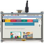5inch HDMI LCD, HDMI дисплей 800×480px с резистивной сенсорной панелью для Raspberry Pi
