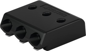 2059-323/998-403, Клеммная колодка типа провод к плате, Black, 3 мм, 3 вывод(-ов), 26 AWG, 22 AWG, 0.5 мм², Зажим