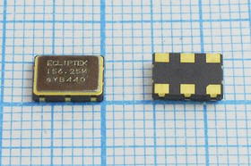Кварцевый генератор 156.25МГц 2.5В, PECL, гк 156250 \\SMD07050C6\PECL\ 2,5В\SPO-10250BDSR\