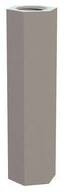 14HTSP015, Standoffs &amp; Spacers Hex Threaded Standoff, #8-32 Thread, 1.000 Spacer, Natural, Nylon, .250 Across Flats