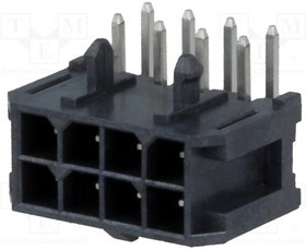 10127720-081LF, Headers &amp; Wire Housings Minitek Power3.0 DR RATH HDR 8Pos Tin