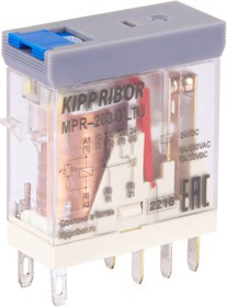 MPR-203.DLTU, Реле 2 пер. 24VDC, 8A/ 250VAC