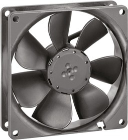 3412NG, 3400 N Series Axial Fan, 12 V dc, DC Operation, 84m³/h, 2.2W, 183mA Max, 92 x 92 x 25mm