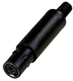 MDN-3F, разъем MiniDIN гнездо на кабель