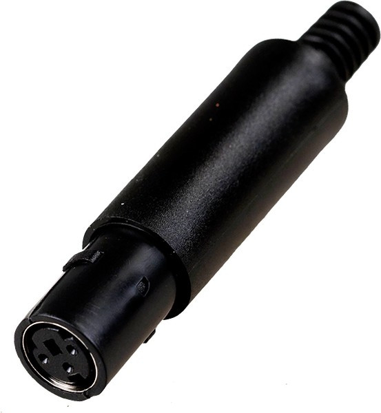 MDN-3F, разъем MiniDIN гнездо на кабель