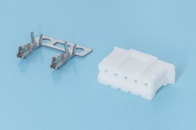 MU-5F, Разъем питания 5 контактов, гнездо на кабель, шаг 2мм