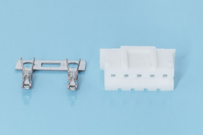 MU-5F, Разъем питания 5 контактов, гнездо на кабель, шаг 2мм