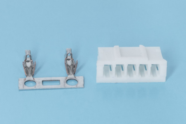 MU-5F, Разъем питания 5 контактов, гнездо на кабель, шаг 2мм