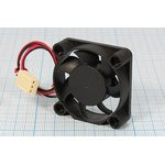 Вентилятор 40x40x10, напряжение 12В, мощность 0,8Вт, выводы 3L, подшипник качения, KF0410B1HS-R JAMI