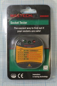 Тестер розеток MS6860D; приб тестер розеток\MS6860D\