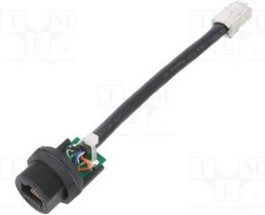 RCP-5SPFFP-SCM7B10, Кабель - адаптер, 0,1м, PIN: 8, Кат: 5e, пластик, RCP-5SPFFP-SCM7B10, Кабель - адаптер, 0,1м, PIN: 8, Кат: 5e, пластик,