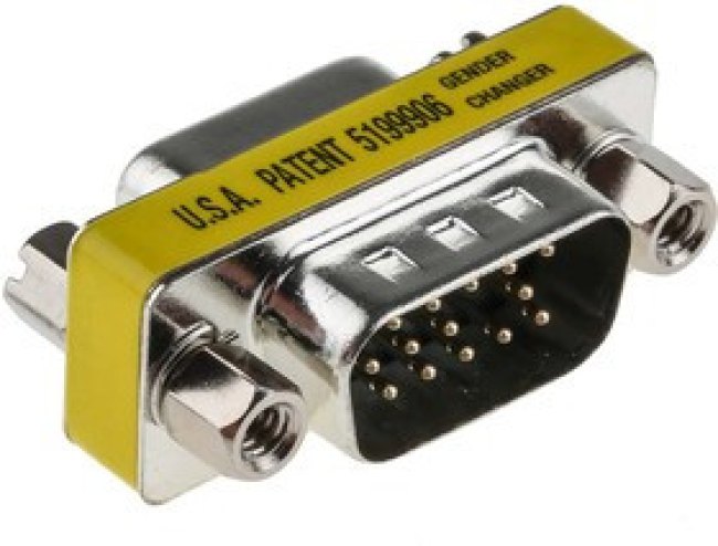 D-sub Adapter Male 15 Way D-Sub to Female 15 Way D-Sub D-sub Adapter Male 15 Way D-Sub to Female 15 Way D-Sub