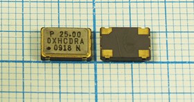 Кварцевый генератор 25МГц 2.5В, HCMOS в корпусе SMD 7x5мм, гк 25000 \\SMD07050C4\CM\2,5В\ OC7E25000X