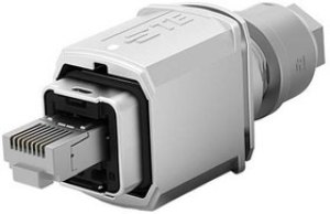 1-2120864-1, 1-2120864 Series Male RJ45 Connector, Cable Mount, Cat6a 1-2120864-1, 1-2120864 Series Male RJ45 Connector, Cable Mount, Cat6a