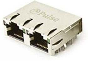 JTL-U1002NL, Modular Connectors / Ethernet Connectors RJ45, 1x2, 10G 4P PoE