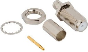 222158-10, RF Connectors / Coaxial Connectors F Type Strg Crimp Jack for RG-59 222158-10, RF Connectors / Coaxial Connectors F Type Strg Crimp Jack for RG-59