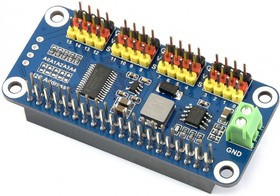 Servo Driver HAT, Плата расширения (HAT) для Raspberry Pi, драйвер сервоприводов Servo Driver HAT, Плата расширения (HAT) для Raspberry Pi, драйвер сервоприводов