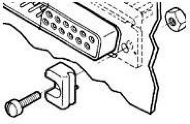 745245-3, D-Sub Tools &amp; Hardware LATCHING BLOCK BULK PAK