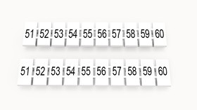 ZB5-10P-19-32Z(H), маркеры цифры 51-60 горизонтальные / ZB5-10P-19-32Z(H) ZB5-10P-19-32Z(H), маркеры цифры 51-60 горизонтальные / ZB5-10P-19-32Z(H)