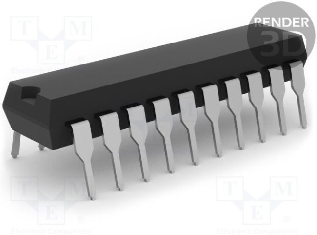 CD74HC245E, Bus XCVR Single 8-CH 3-ST 20-Pin PDIP Tube CD74HC245E, Bus XCVR Single 8-CH 3-ST 20-Pin PDIP Tube