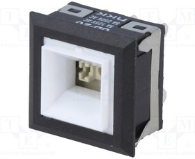 UB26KKW01N, Переключатель: кнопочный; Пол: 2; DPDT; 5A/125ВAC; ON-ON; Серия: UB