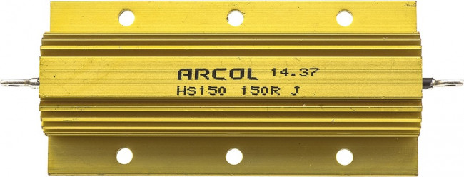 HS150 150R J, 150 150W Wire Wound Chassis Mount Resistor HS150 150R J ±5% HS150 150R J, 150 150W Wire Wound Chassis Mount Resistor HS150 150R J ±5%