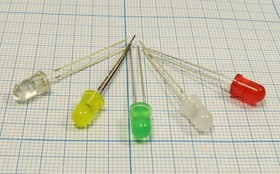 Светодиод мигающий 5 x 9, голубой, 1000, 30, прозрачный корпус, L-56BBC Светодиод мигающий 5 x 9, голубой, 1000, 30, прозрачный корпус, L-56BBC