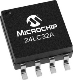 24LC32A-I/SM, EEPROM, 32 Кбит, 4К x 8бит, Serial I2C (2-Wire), 400 кГц, SOIJ, 8 вывод(-ов) 24LC32A-I/SM, EEPROM, 32 Кбит, 4К x 8бит, Serial I2C (2-Wire), 400 кГц, SOIJ, 8 вывод(-ов)