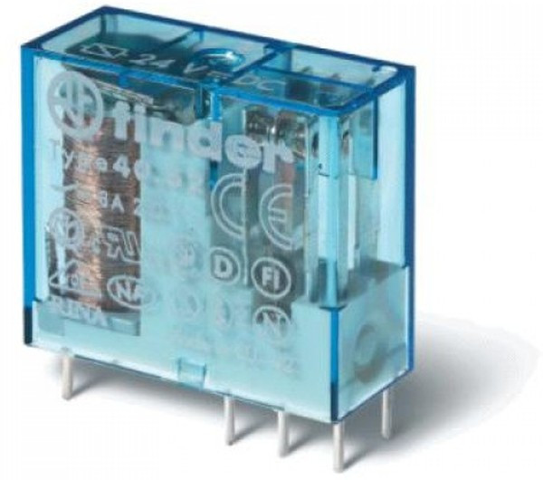 Finder, Миниатюрное реле; 2 перекидных контакта 8А ;= 110В Чувст. пост. тока;, 405271100000