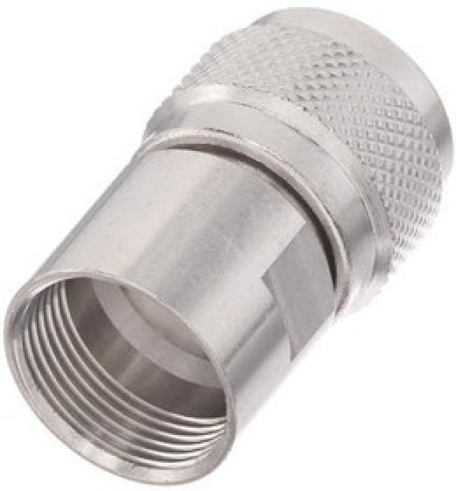 R161022000W, RF Connectors / Coaxial Connectors N / STRAIGHT PLUG CLAMP TYPE CABLE 10+11/50+75 S+D