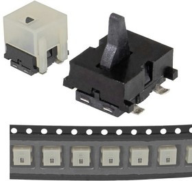 DS-014, Микропереключатель , 0.1 А, 30 В, 100 мОм, 50000 циклов, -40..+70°C