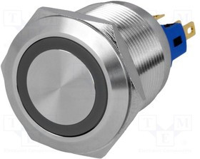 V22-21R-230R-S, Переключатель: антивандальный, Пол: 2, SPST-NO + SPST-NC, IP65