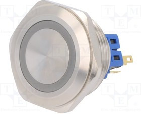 V30-11E-24G-S, Переключатель: антивандальный, Пол: 2, SPDT, 3A/220ВAC, 5A/24ВDC