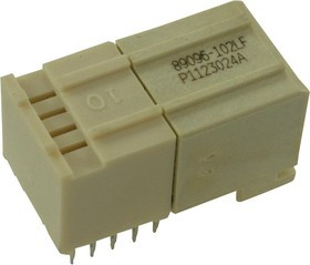 89096-102LF, BACKPLANE CONNECTOR, RECEPTACLE, 10 POSITION