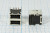 Гнездо USB, Тип A, двойное, 8 контактов, вертикальный монтаж на плату; №2985 гн USB x2 \A\8P2C\плат\угл\USB A-2FR