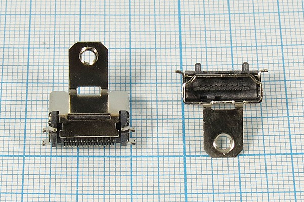 № 2652 гн HDMI\19C4C\плат SMD\угл 1отв\HDMI7004; 2652 гн HDMI\19C4C\плат SMD\угл 1отв\HDMI7004