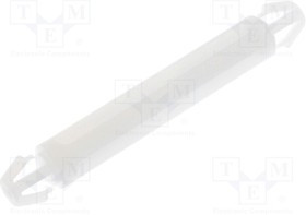 FIX-LCC-27, Дистанц PCB, полиамид, Дл: 27мм, защелка / защелка, UL94V-2