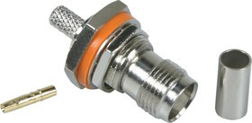HYR-0213A (GT-213A) (TNC-7417), Разъем TNC, гнездо, RG-58, панель, обжим (Panel crimp)
