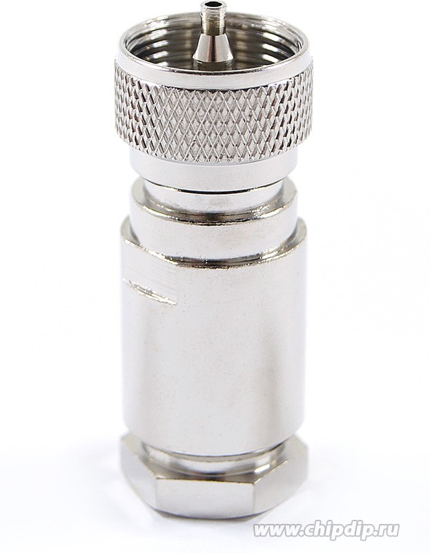 HYR-0617B (GU-617B) (UHF-7508B) (UHF-S59P), Разъем UHF, штекер, RG-59, зажим (Clamp)